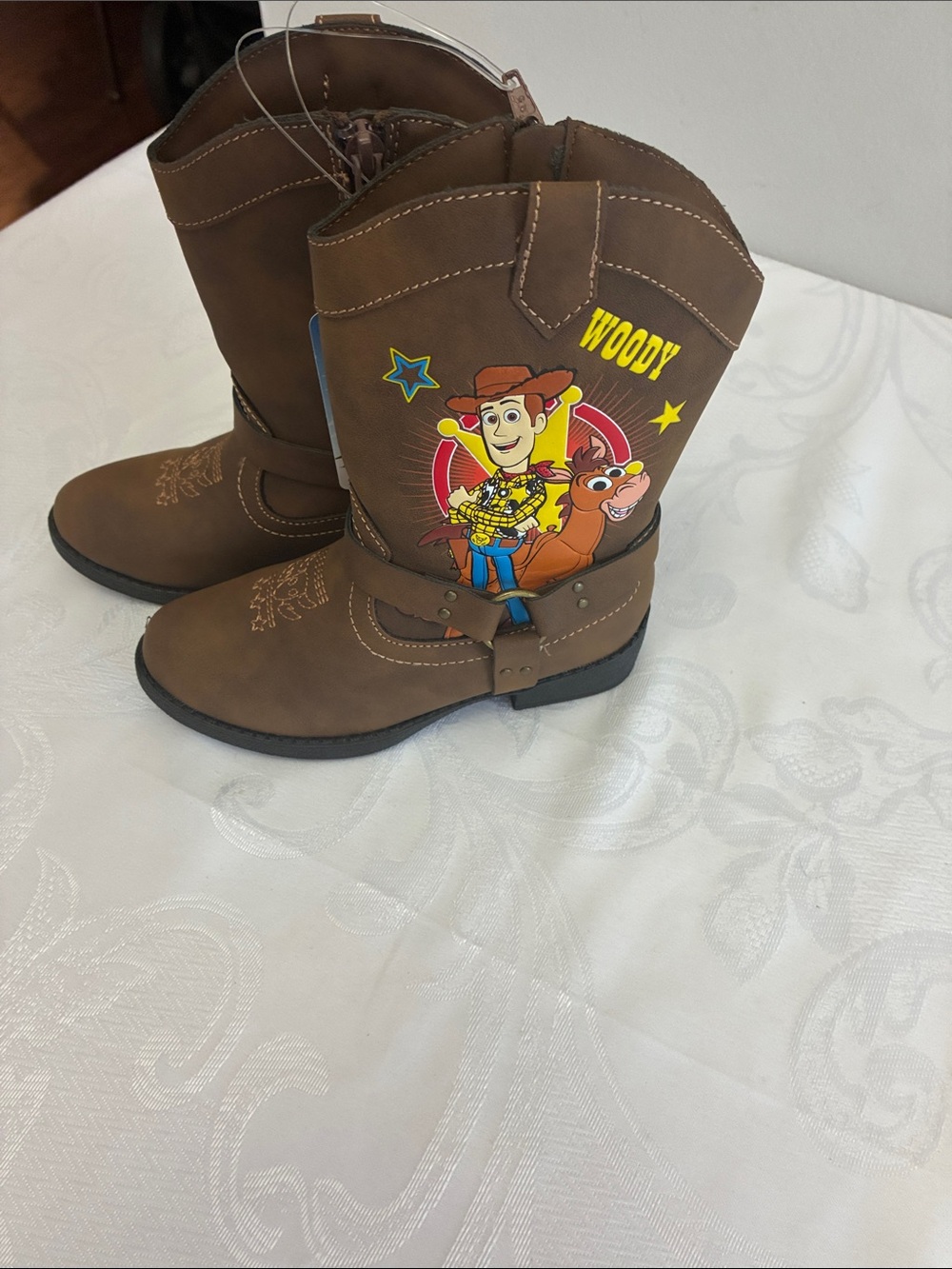 Disney Woody Brown Kids Cowboy Boots